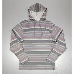 Billabong Flecker Diego Hoodie Mens XL Striped Multicolor Surf Pullover Skater